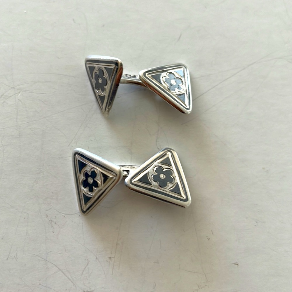 Silver Cuff Links - image 2